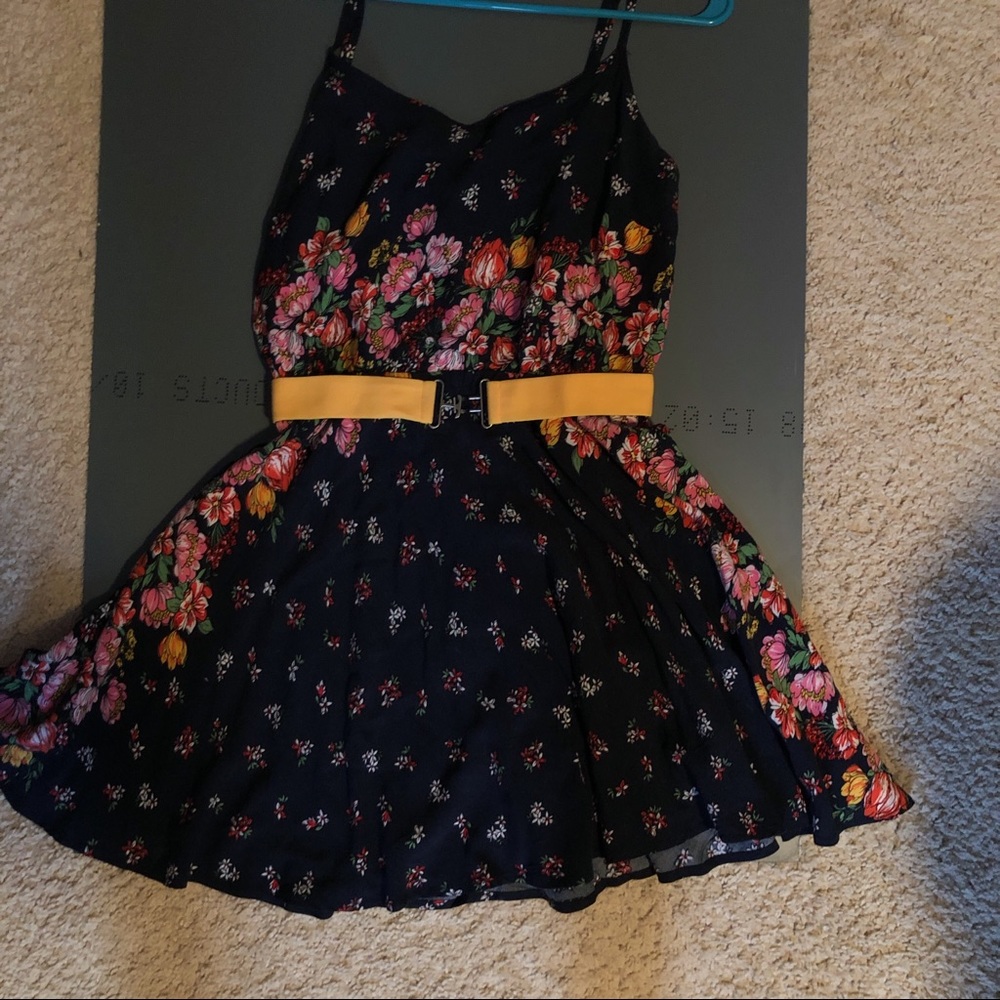 Aeropostale Navy Floral Dress